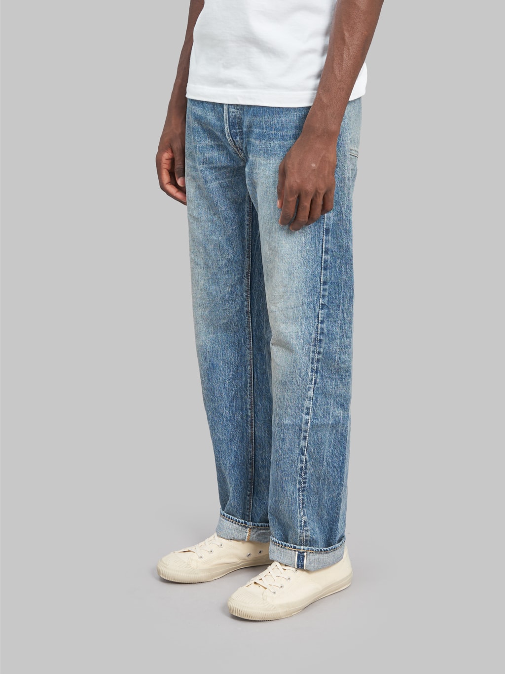 fullcount 0105 dartford wide straight selvedge jeans side fit