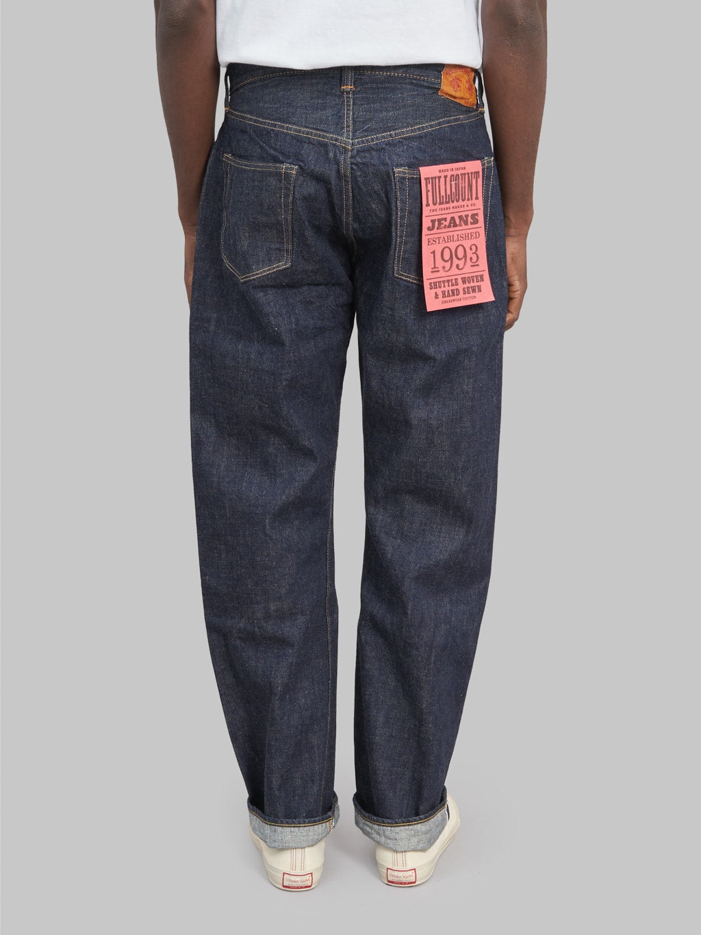 fullcount 0105 wide selvedge denim  back fit