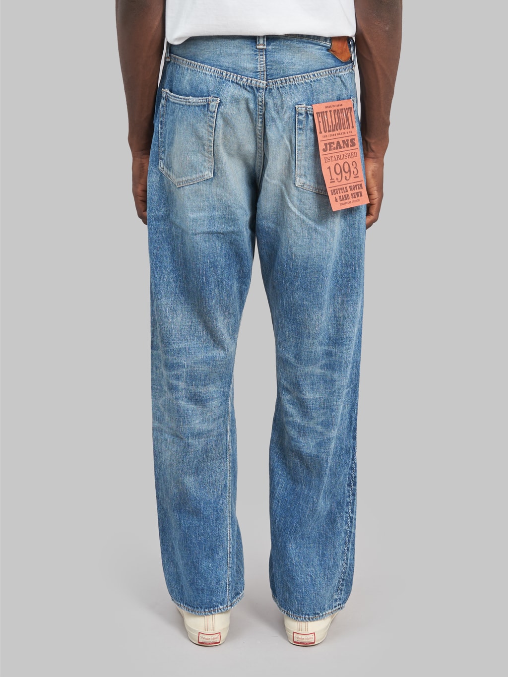 fullcount 0105ss dartford wide straight selvedge back fit