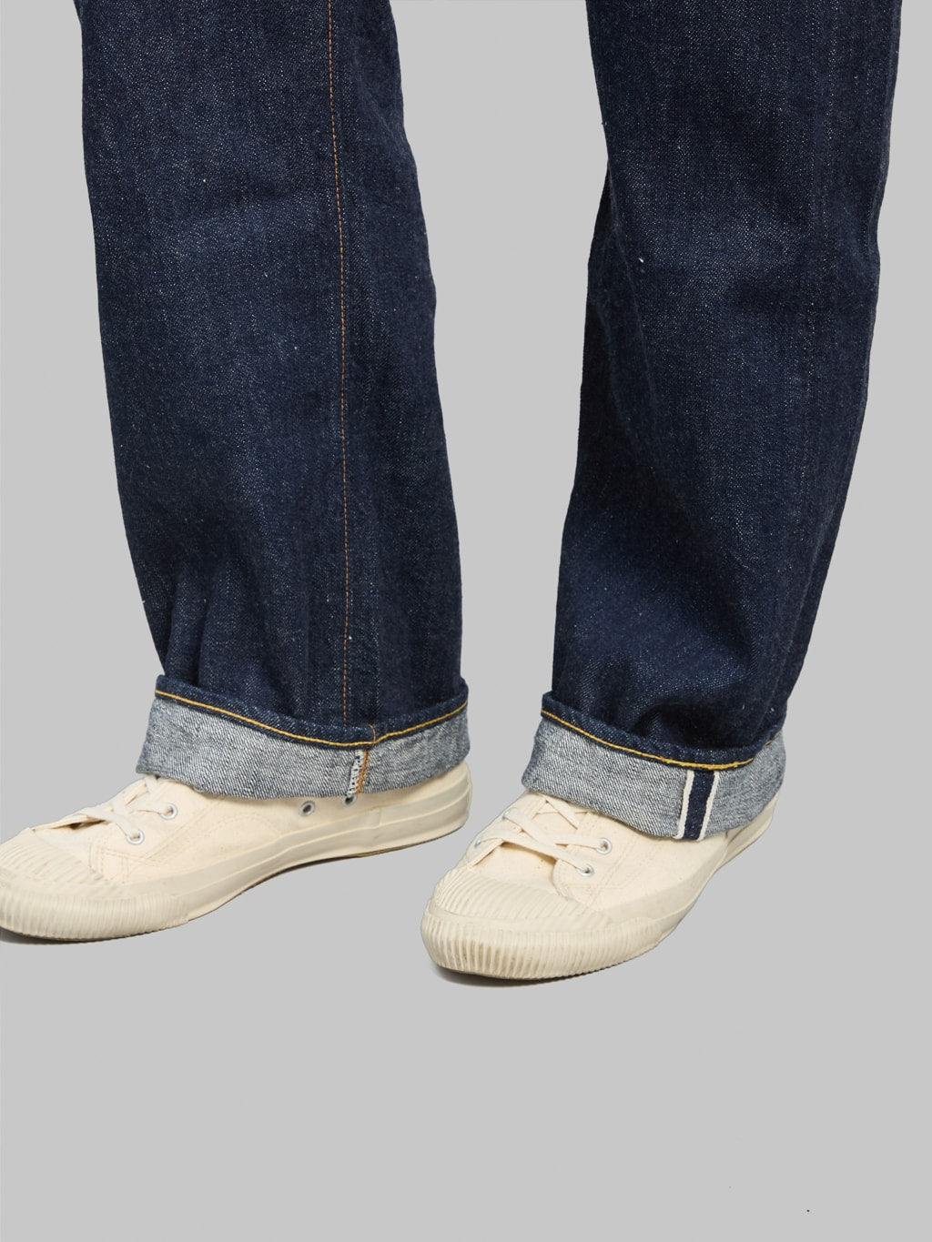 Fullcount 0105SSW Wide Straight Jeans Super Smooth folded