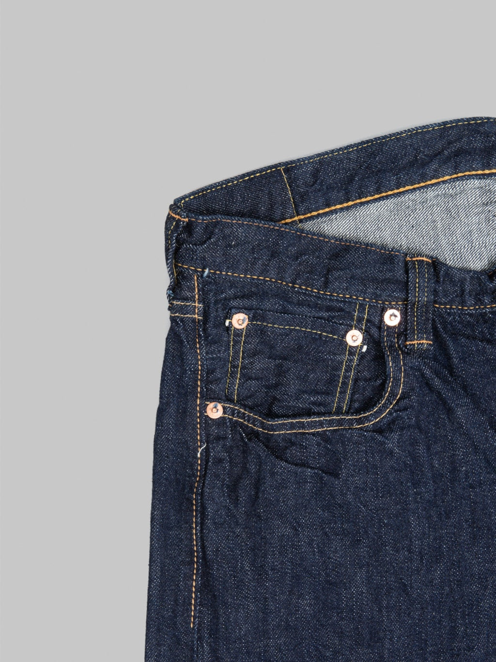 Fullcount 0105SSW Wide Straight Jeans Super Smooth coin pocket