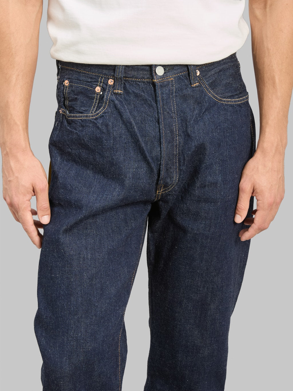 Fullcount 0105SSW Wide Straight Jeans Super Smooth waist