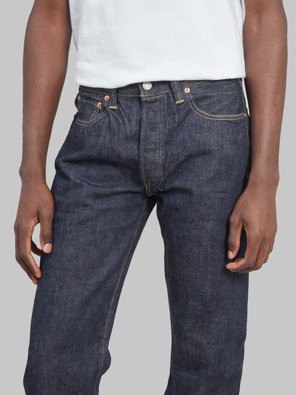 fullcount 1101 regular straight jeans waist