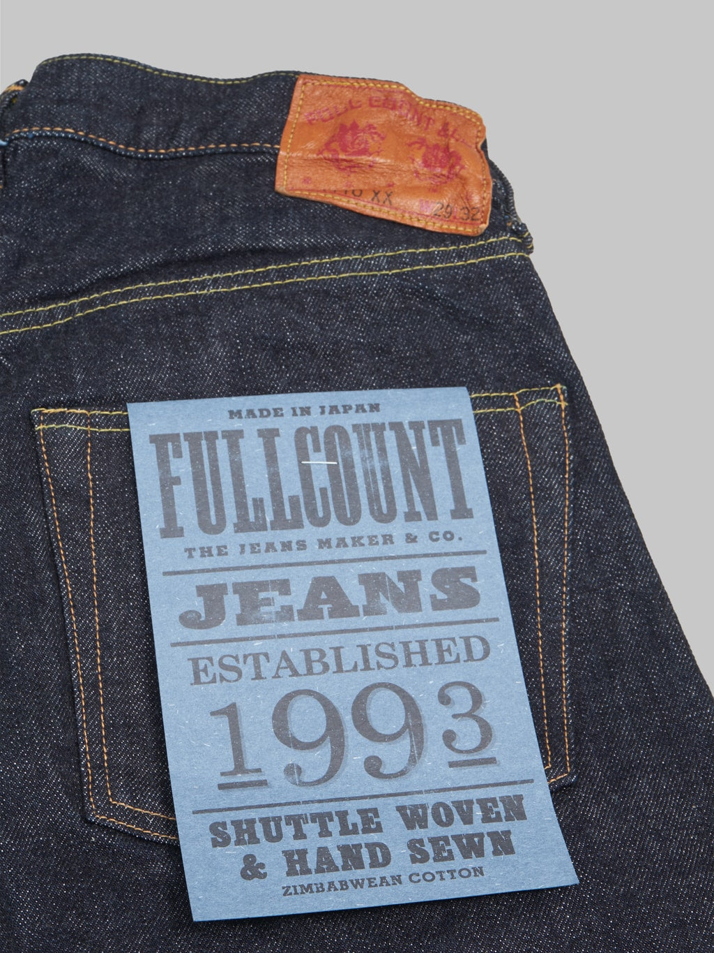 Fullcount 1110XXW 15.5oz Tapered Jeans