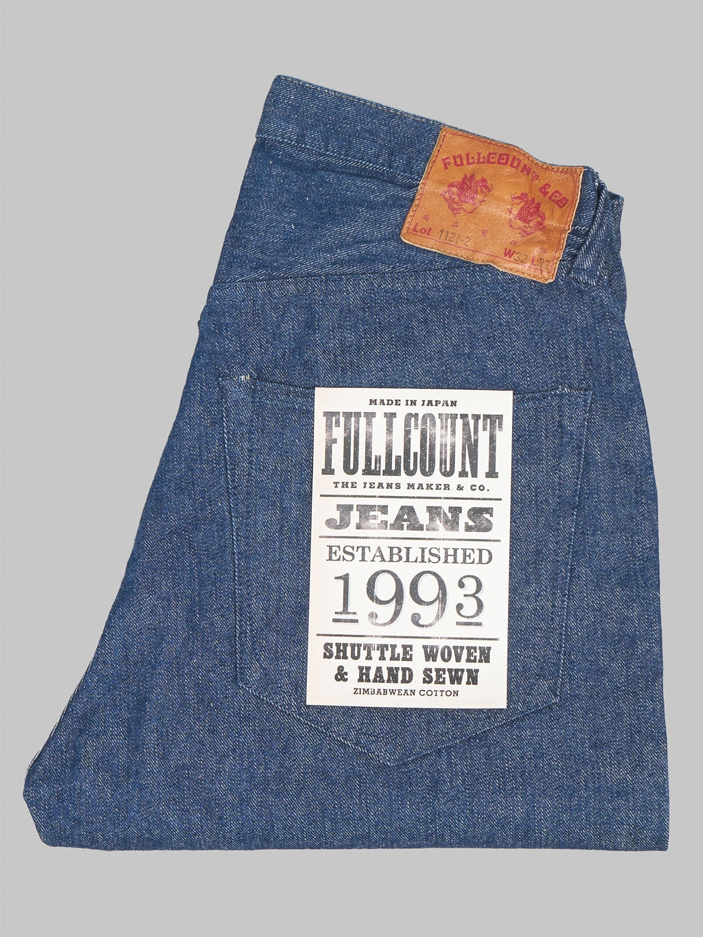 fullcount 1121 duke original selvedge denim super wide jeans