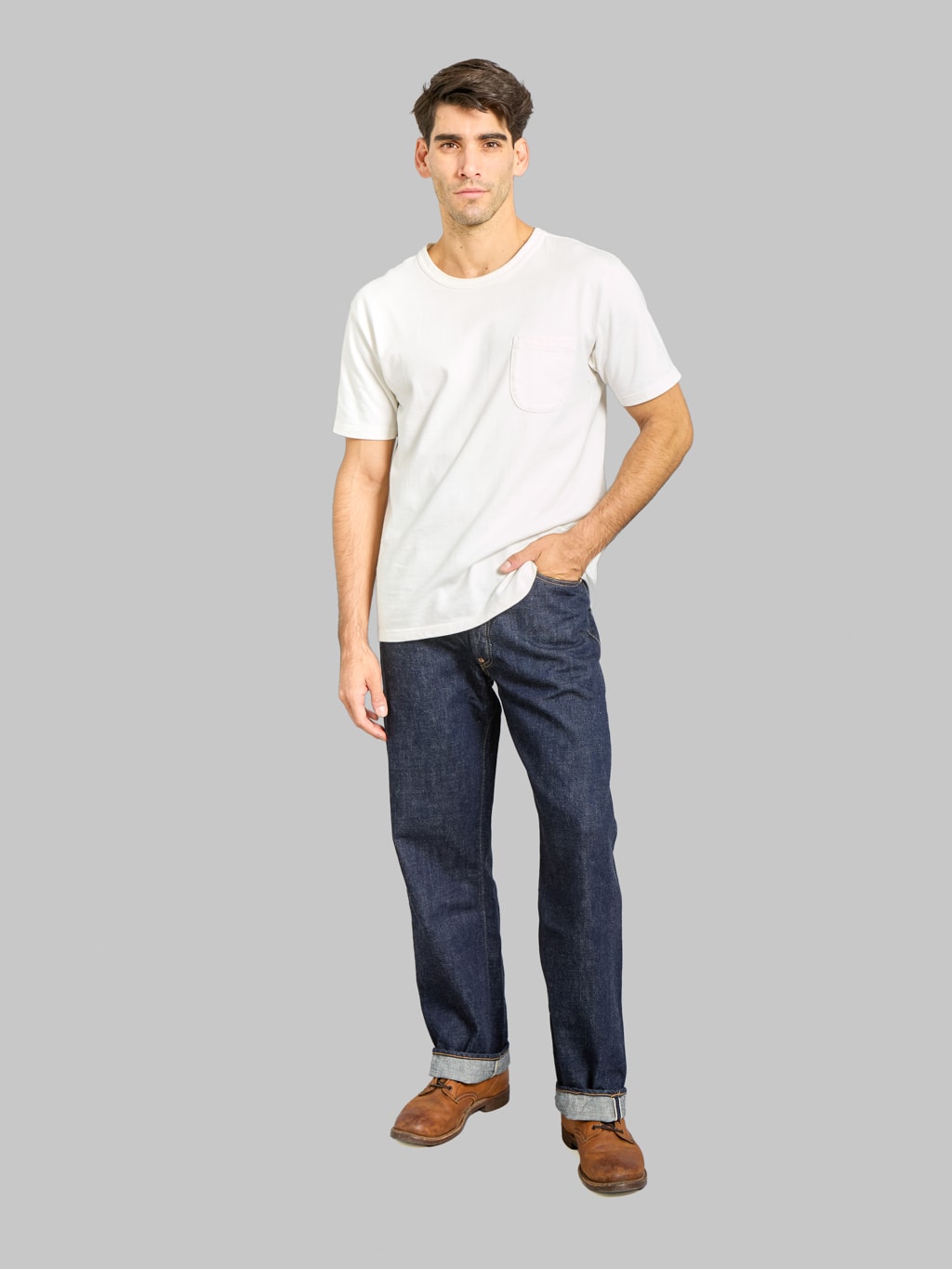 Fullcount 1136 13.7oz Indigo Vintage 1937 Wide Straight Selvedge Jeans