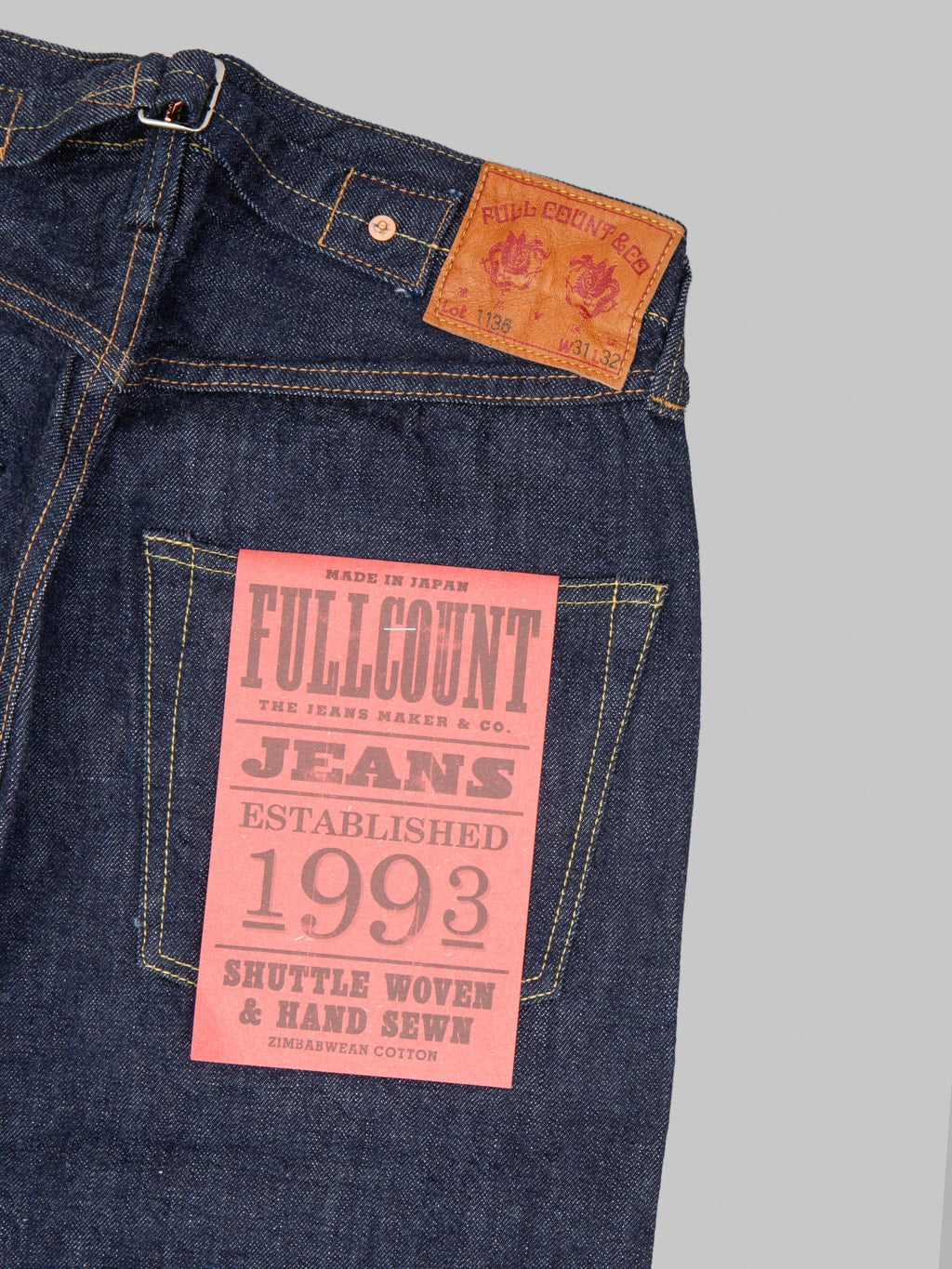 Fullcount 1136 13.7oz 1937 Wide Straight Jeans