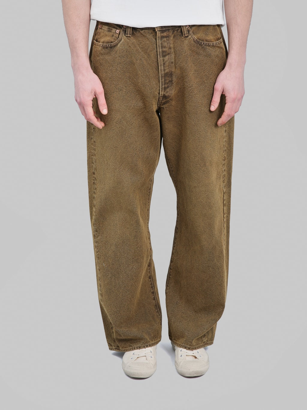 Fullcount 1137CA 13.7 Duke Denim 3 Canvas Super Wide Straight Jeans - Redcast Heritage Co.