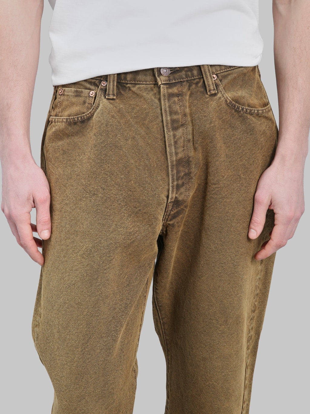 Fullcount 1137CA 13.7 Duke Denim 3 Canvas Super Wide Straight Jeans - Redcast Heritage Co.