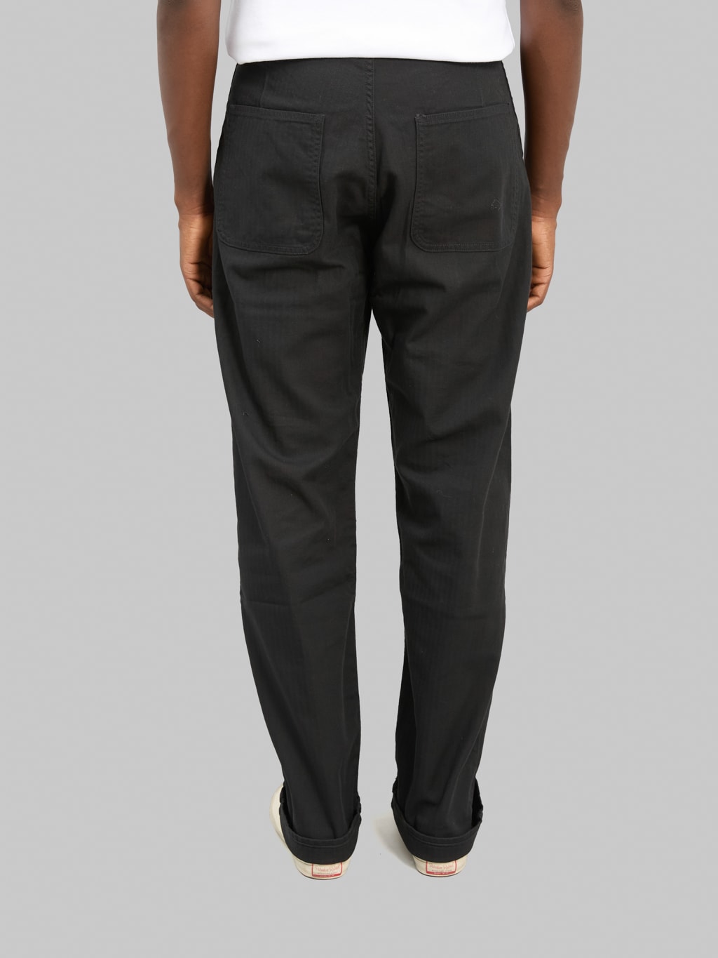 Fullcount 1141-2 USN Herringbone Seamen’s Trousers Black