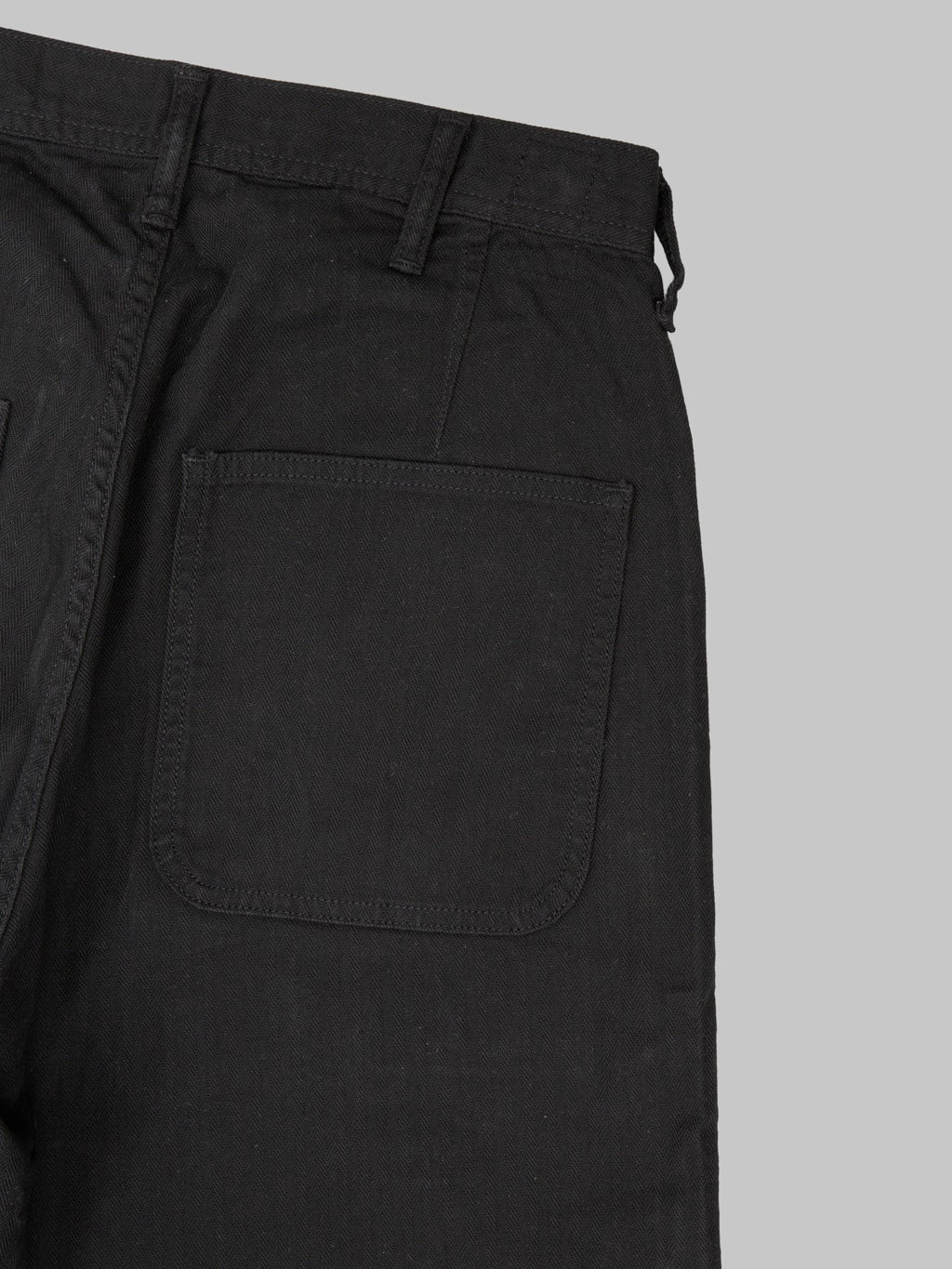 Fullcount 1141-2 USN Herringbone Seamen’s Trousers Black