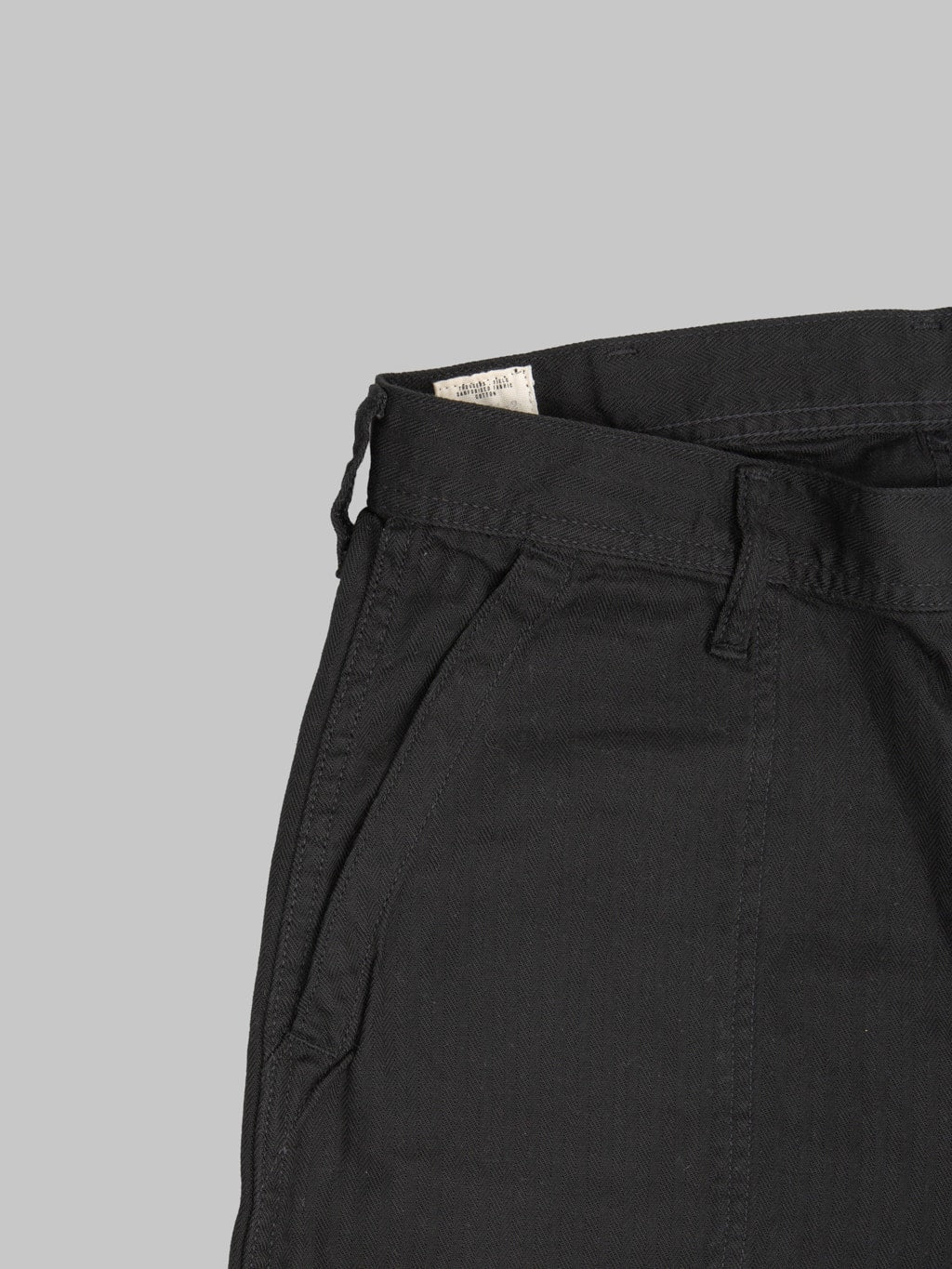 Fullcount 1141-2 USN Herringbone Seamen’s Trousers Black