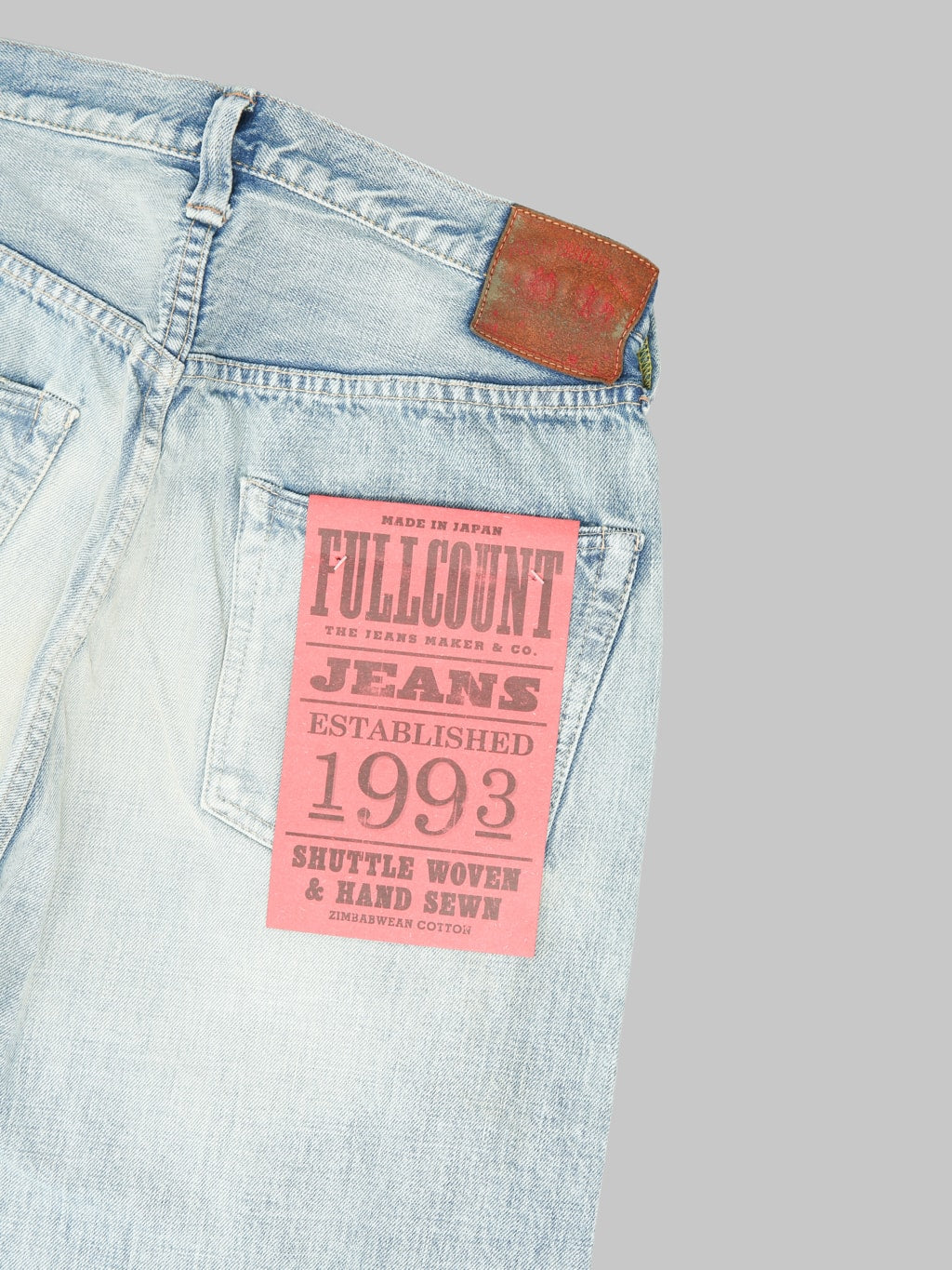 Fullcount 1354-1108 13.7oz Santa Monica Slim Straight Jeans