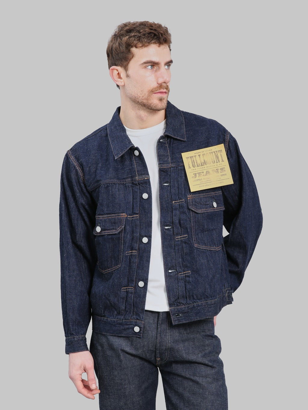 Fullcount 2102SSW 11.5oz Type II  Denim Jacket (Super Smooth) - Redcast Heritage Co.