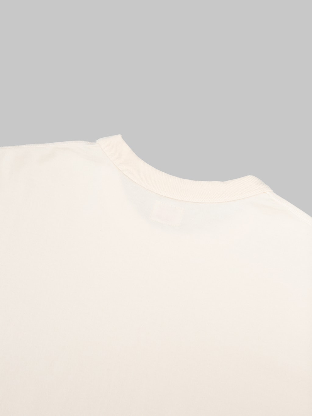 Fullcount 5222 Flat Seam Heavyweight TShirt Ecru stitching
