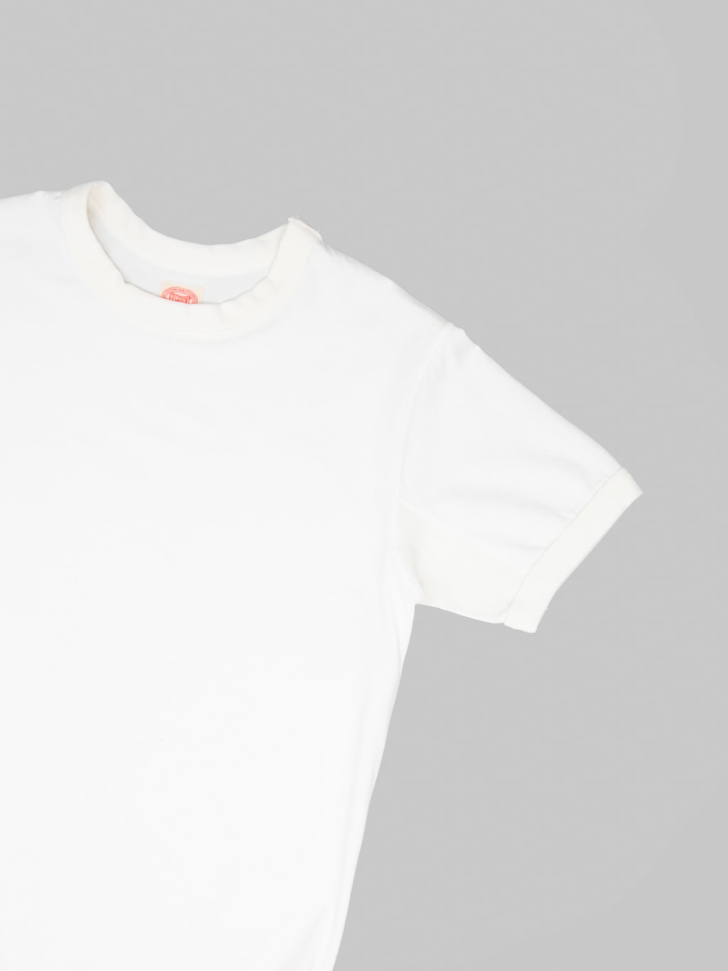 Fullcount 5222 Flat Seam Heavyweight TShirt White crewneck