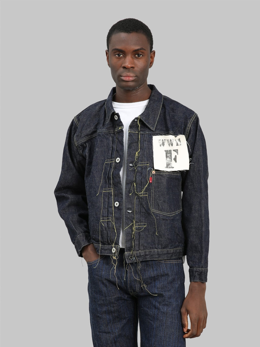 Fullcount S2107W-24 WWII Model Jacket | 13.7oz Brown Cotton Denim