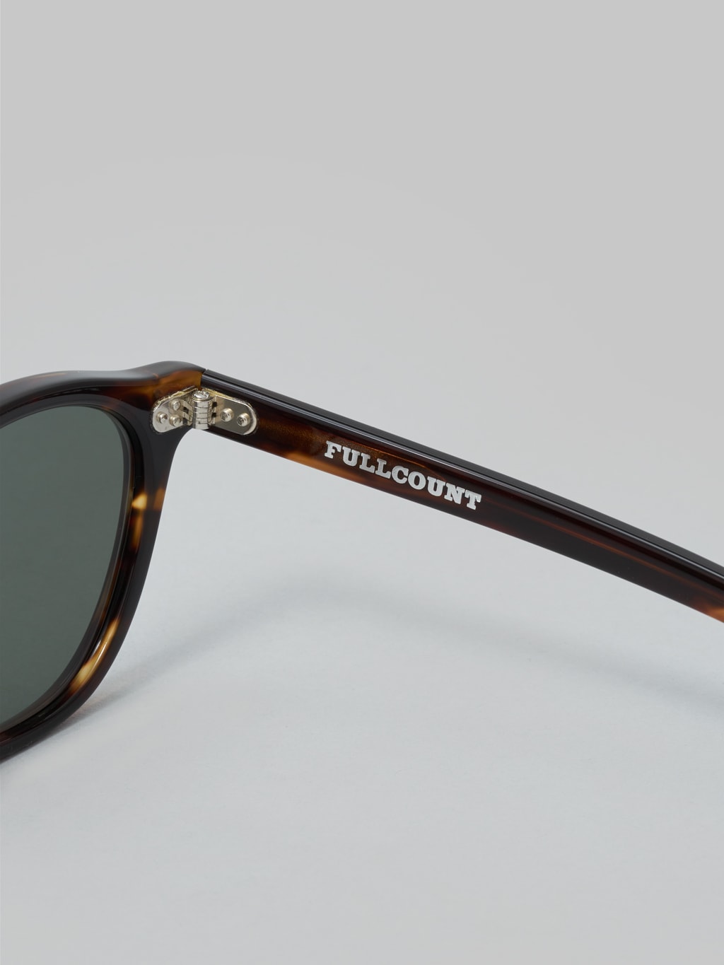 fullcount x kaneko optical old parisien sunglasses brown cellulose acetate