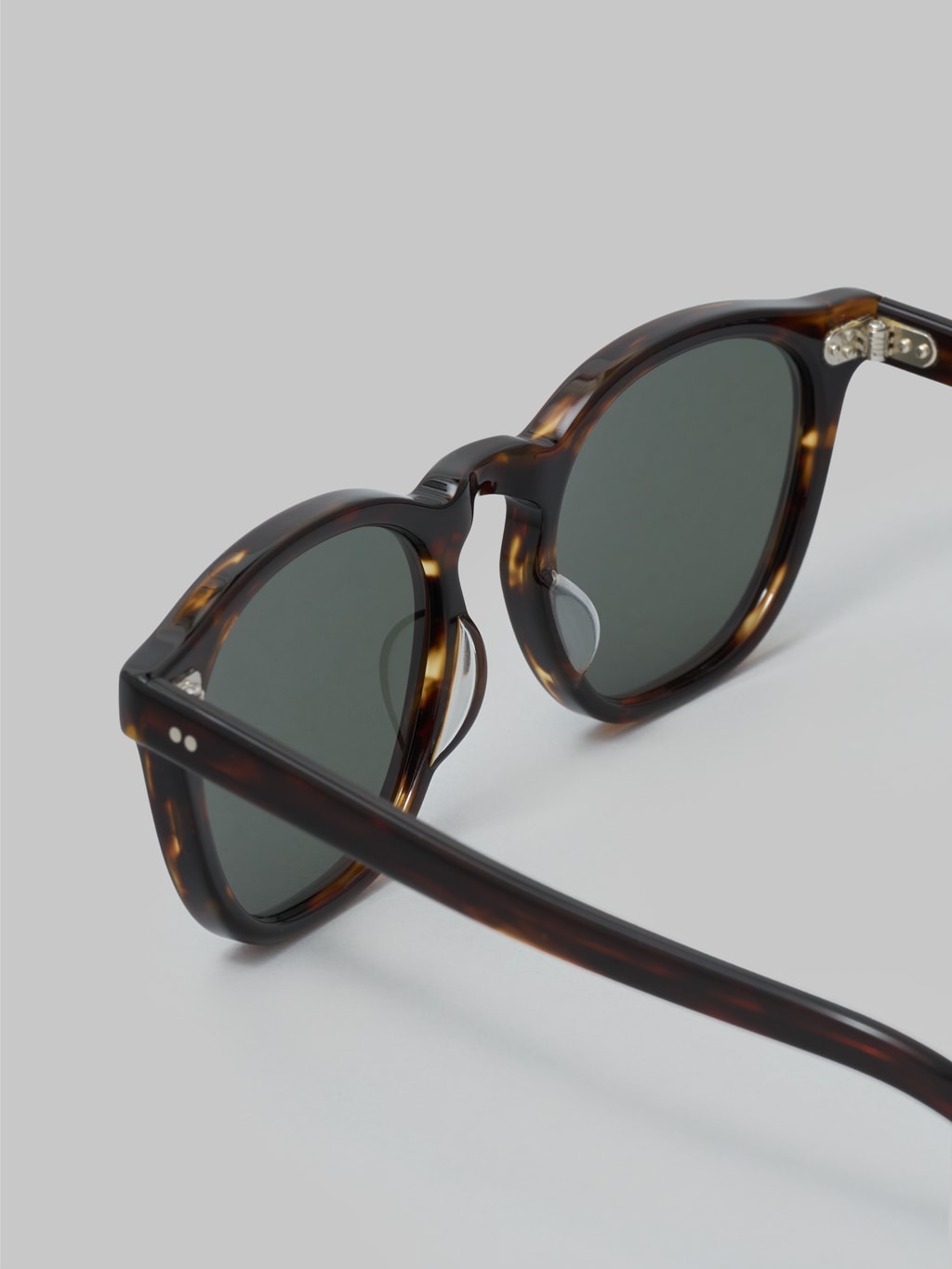 fullcount x kaneko optical old parisien sunglasses brown interior