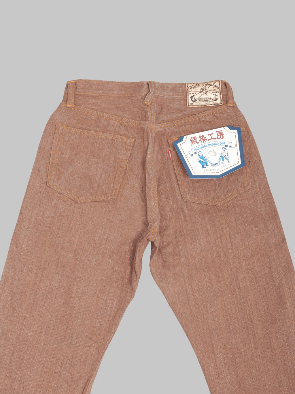 Graph Zero 13oz "Natural Dyeing Kakishibu x Aizome" Regular Straight Jeans