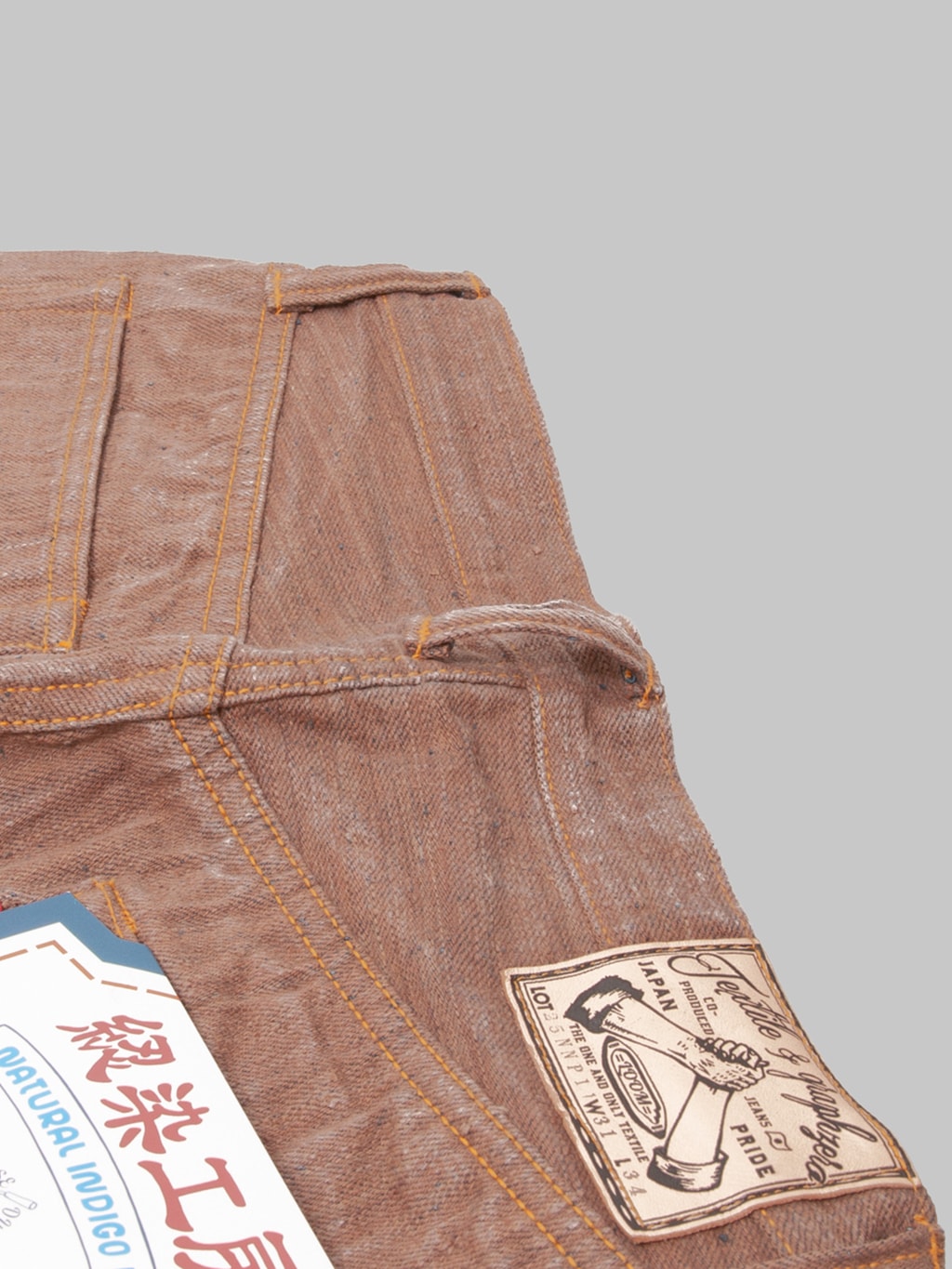 Graph Zero 13oz "Natural Dyeing Kakishibu x Aizome" Regular Straight Jeans