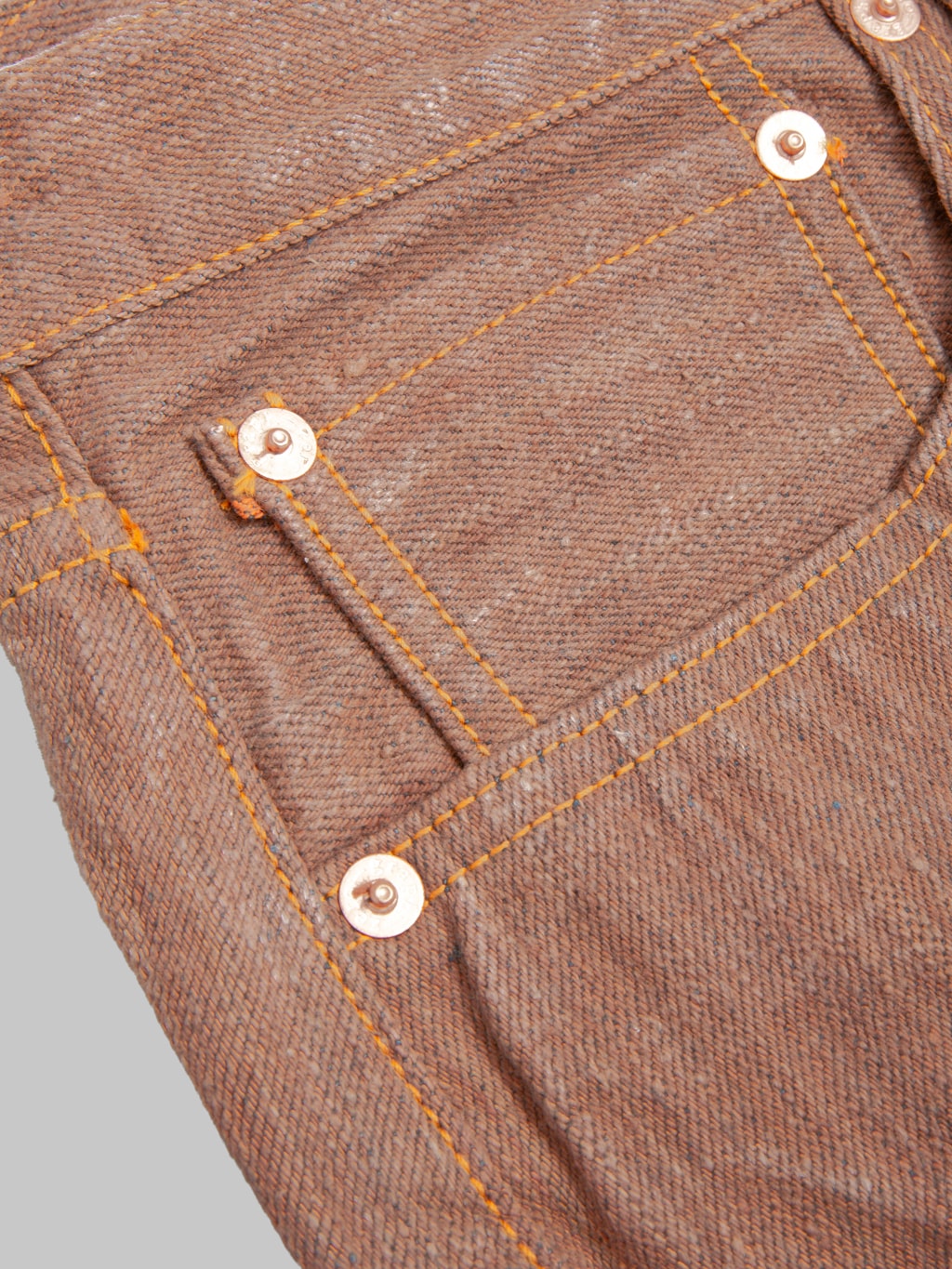 Graph Zero 13oz "Natural Dyeing Kakishibu x Aizome" Regular Straight Jeans