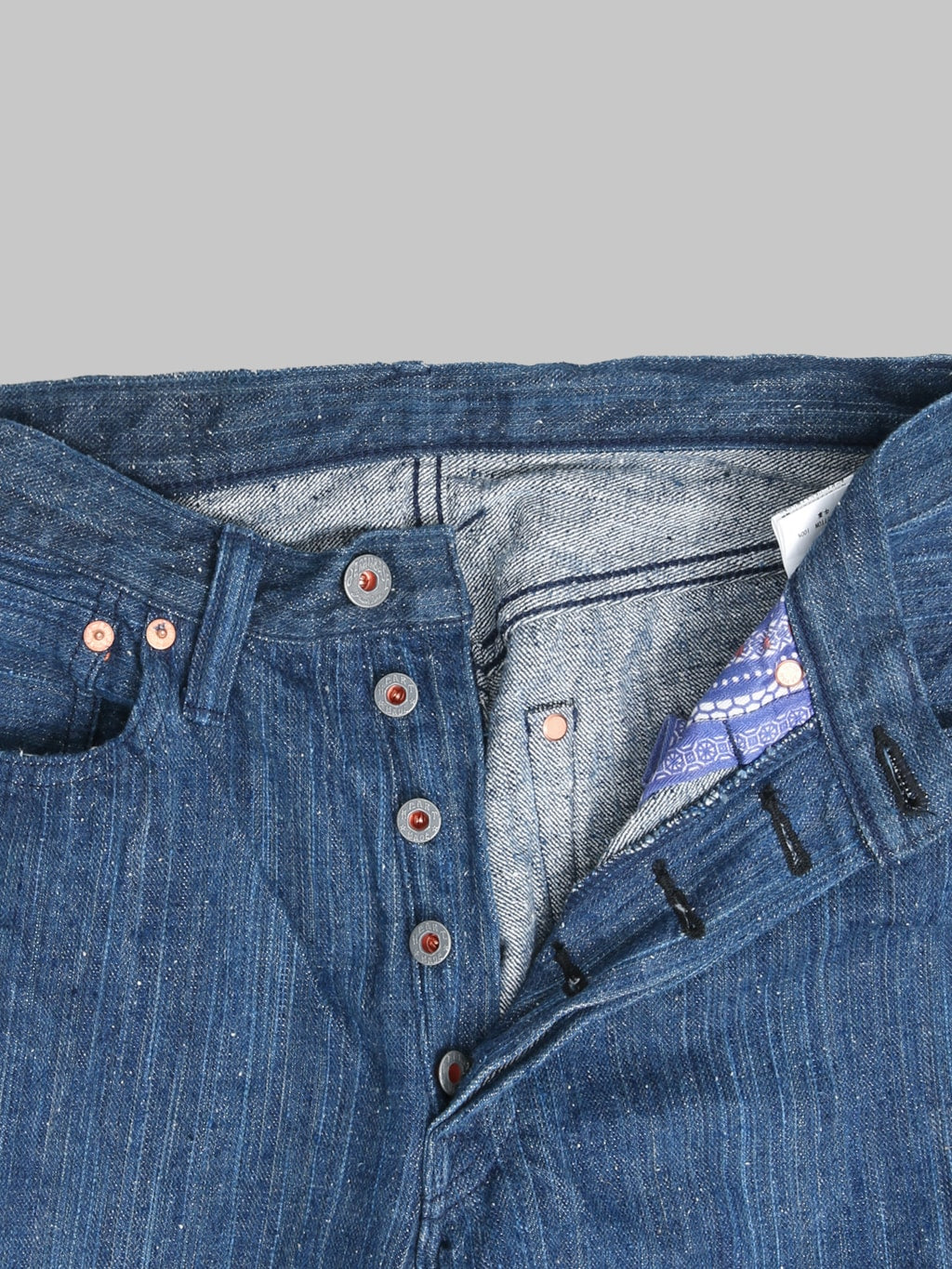 Graph Zero 13oz "Natural Dyeing Natural Indigo" Regular Straight Jeans - Redcast Heritage Co.