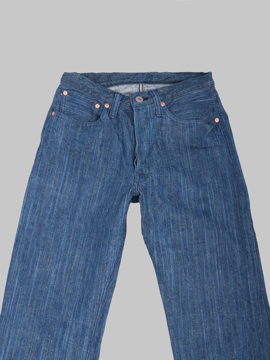 Graph Zero 13oz "Natural Dyeing Natural Indigo" Regular Straight Jeans - Redcast Heritage Co.