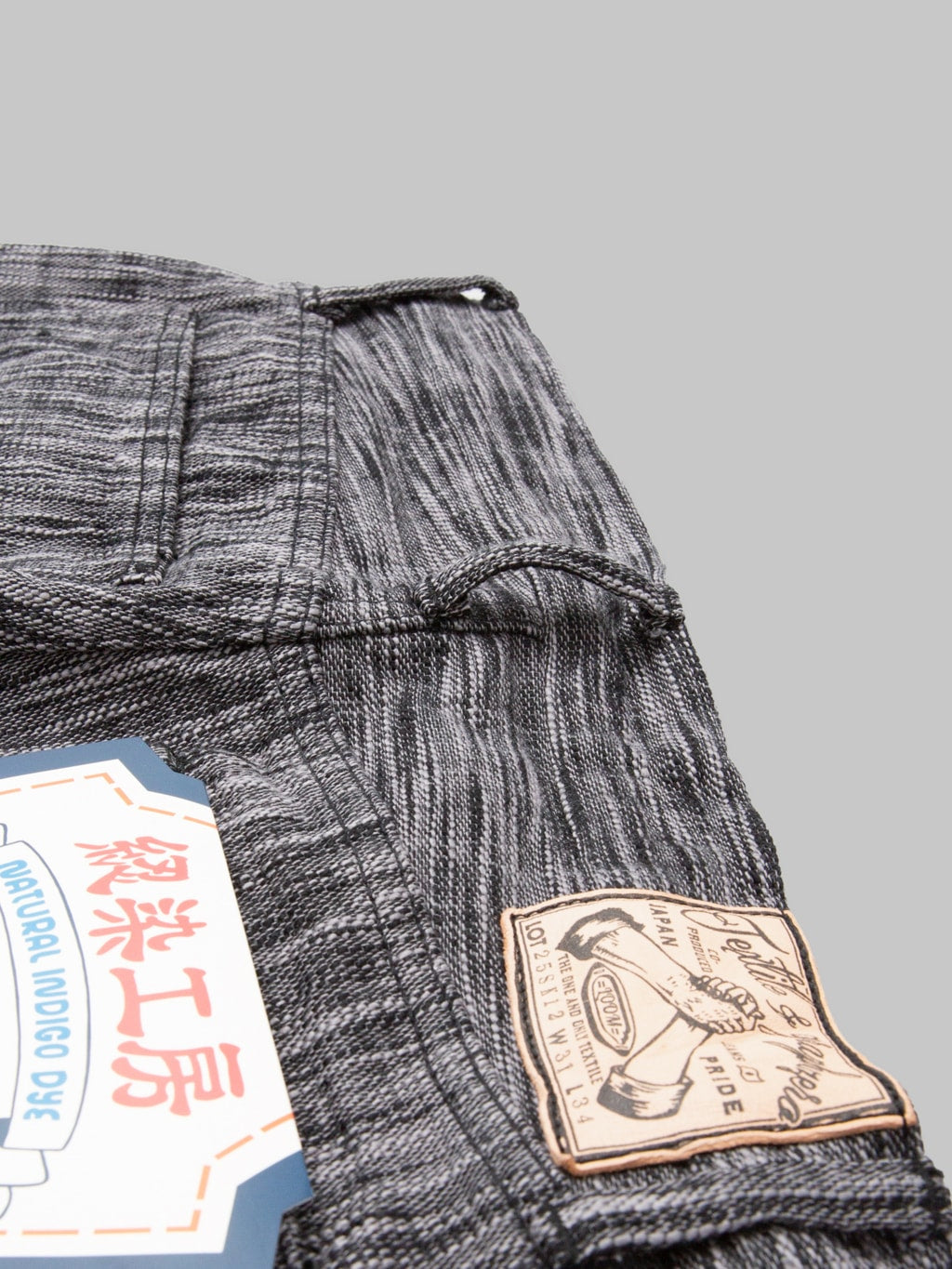 Graph Zero 15oz "Skein Dyeing Denim" Slim Jeans Black Grey