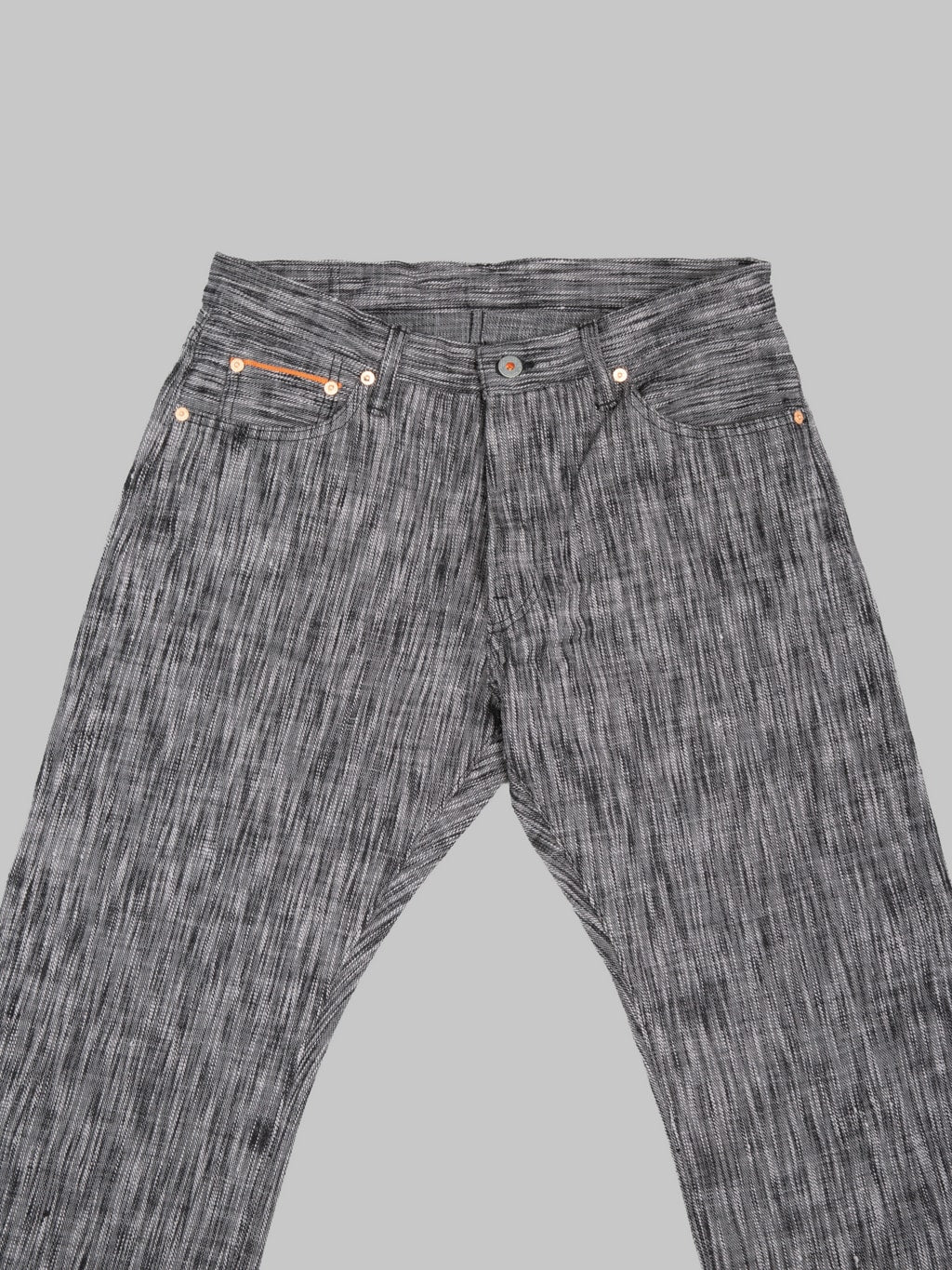 Graph Zero 15oz "Skein Dyeing Denim" Slim Jeans Black Grey