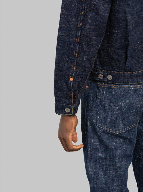 Graph Zero Type II Denim Jacket - 15oz Slub Selvedge with T-Back Design