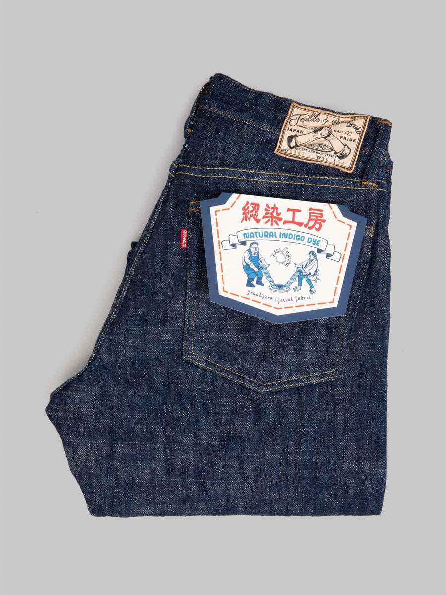 Graph Zero Kase 15oz Slim Straight Jeans - Slubby Skein Dyed Denim