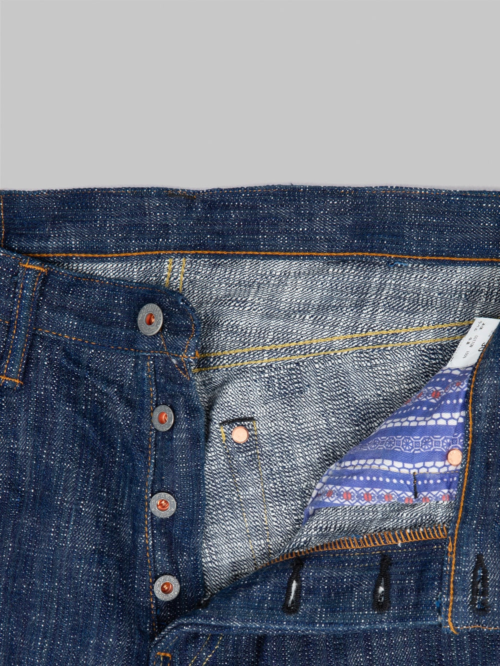Graph Zero Kase 15oz Slim Straight Jeans - Slubby Skein Dyed Green Indigo