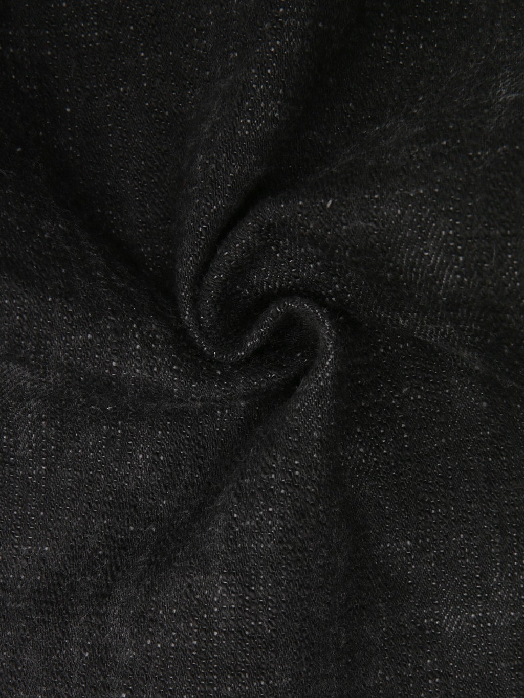 Graph Zero 15oz Skein Dyeing Heritage Regular Straight Jeans Black texture