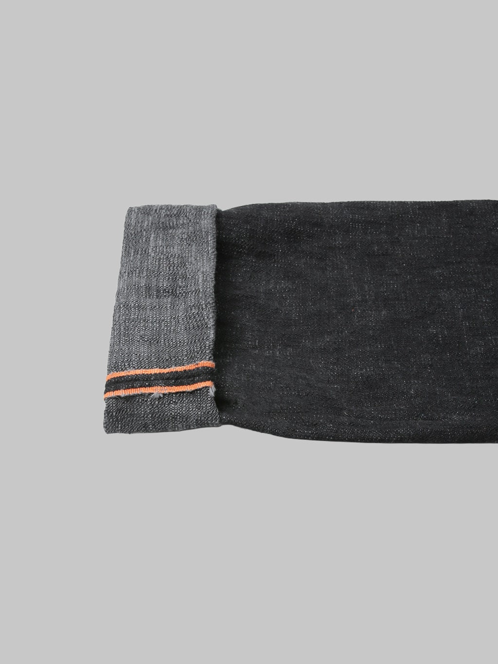 Graph Zero 15oz Skein Dyeing Heritage Regular Straight Jeans Black weft