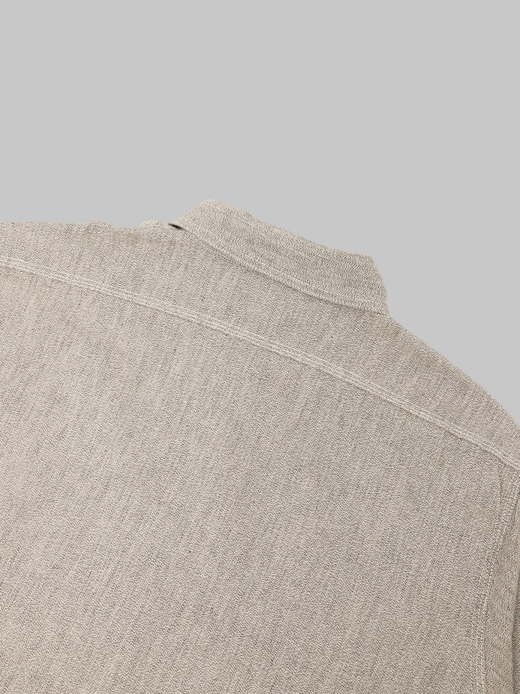 The Rite Stuff Railhead Engineer Selvedge Salt & Pepper Work Shirt Iron Grey