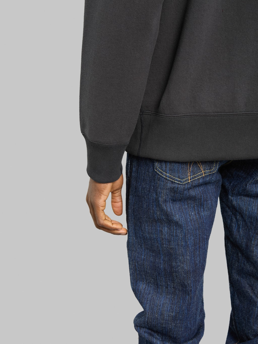 Jackman Big Loop Crewneck Ink Black