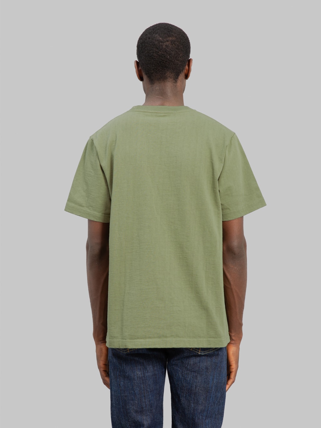 Jackman Dotsume TShirt Olive back
