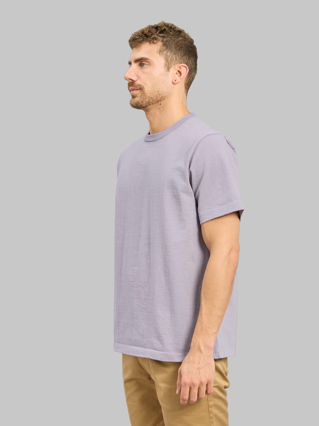 Jackman Dotsume TShirt Dry Purple  side look
