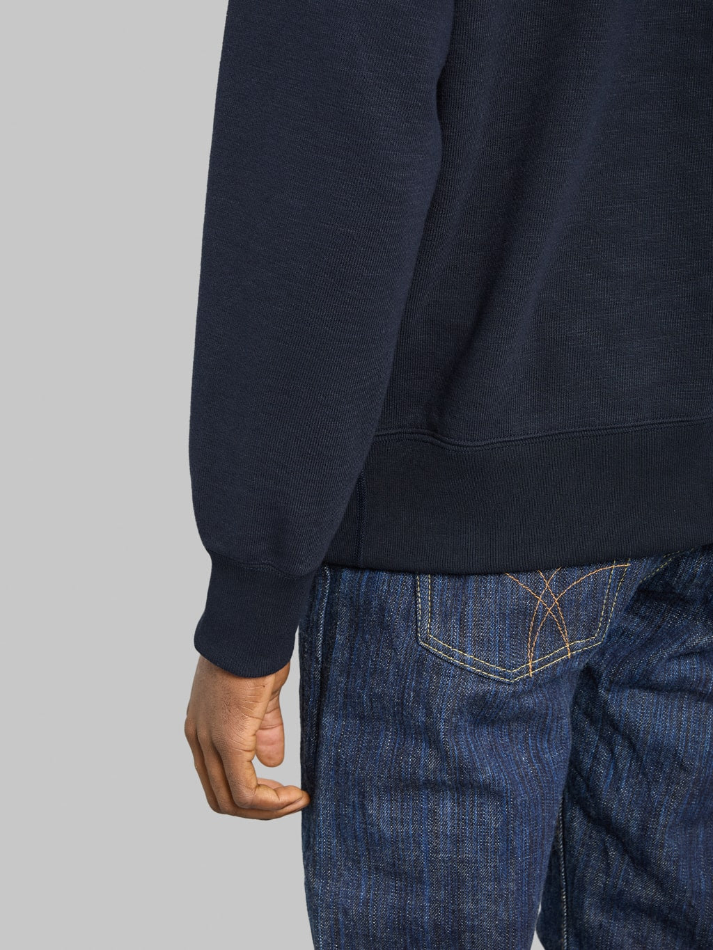 Jackman GG Sweat Zip Parka Navy