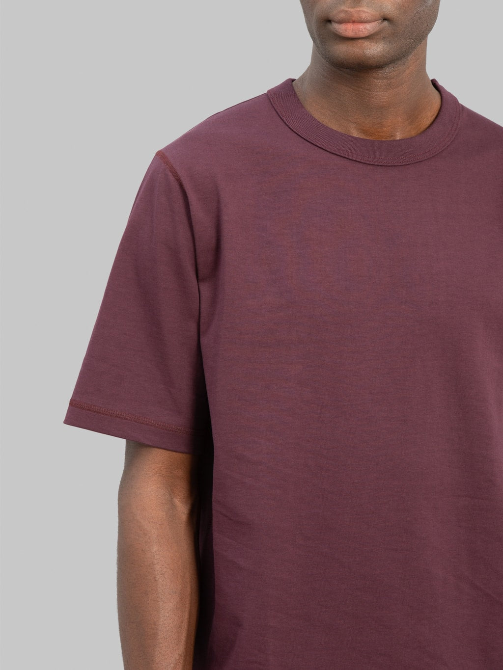 Jackman Grace TShirt Mauve Wine chest