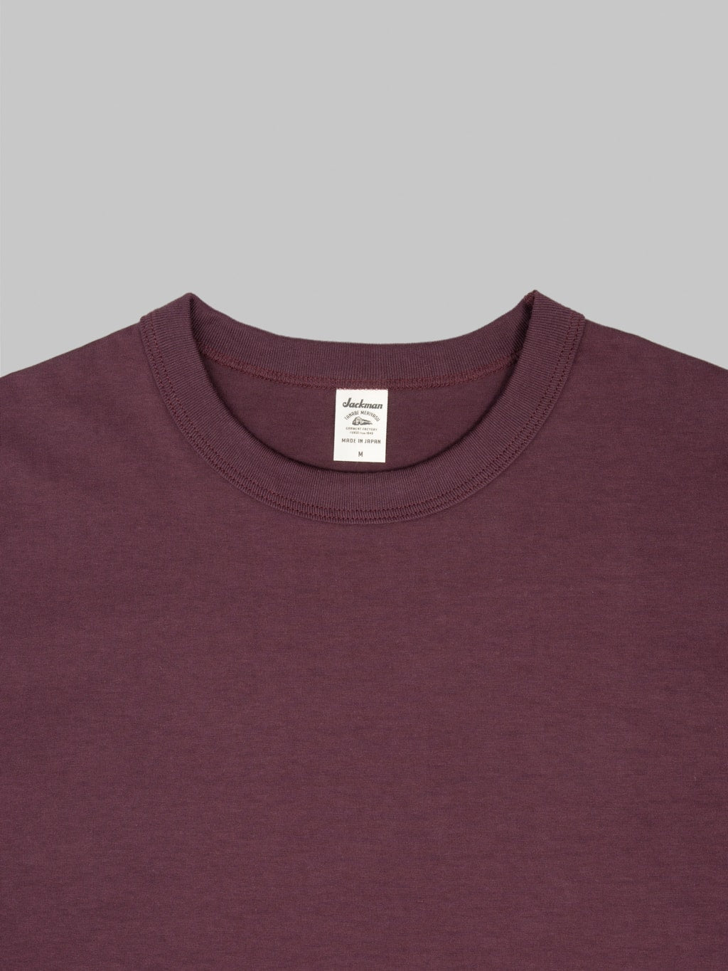 Jackman Grace TShirt Mauve Wine collar
