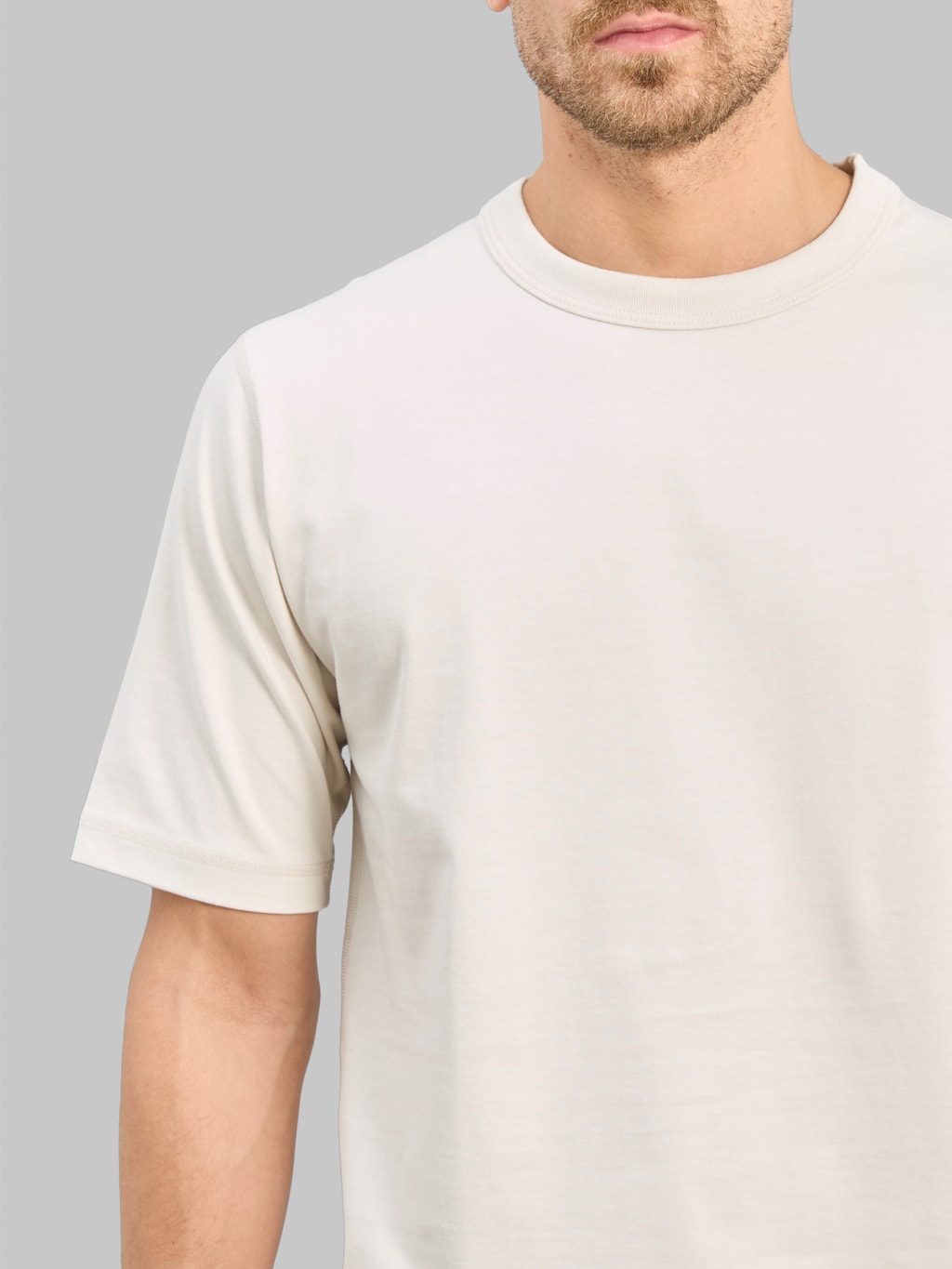 Jackman Grace T-Shirt Rosin White