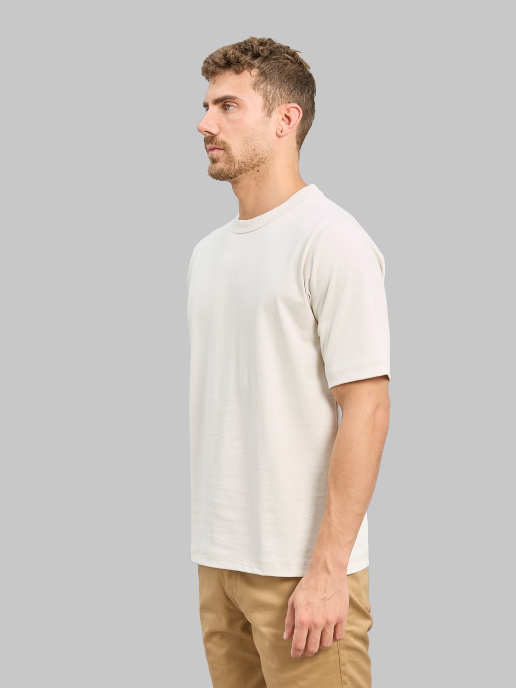 Jackman Grace T-Shirt Rosin White