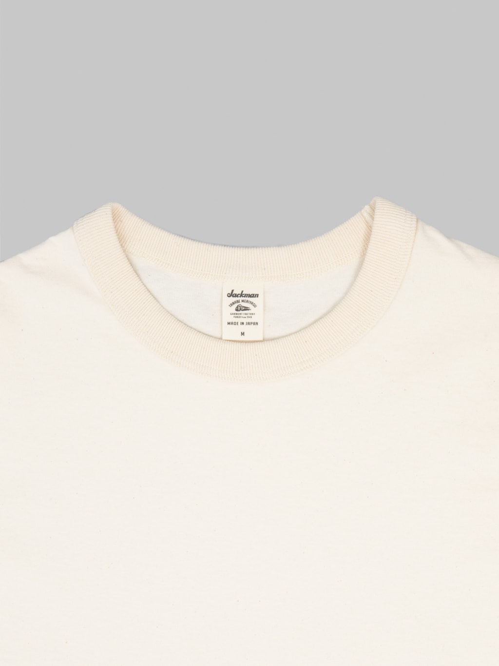 Jackman Lead-Off T-Shirt Ecru 2025