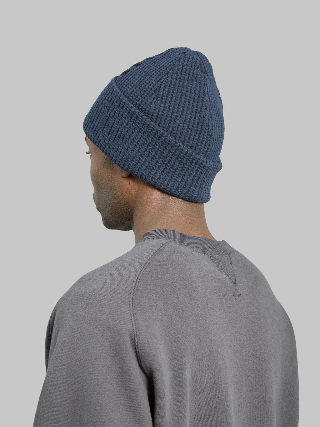 Jackman Waffle Knit Cap Dark Navy
