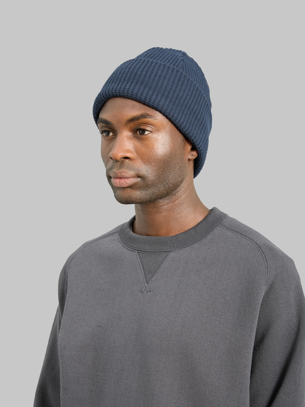 Jackman Waffle Knit Cap Dark Navy