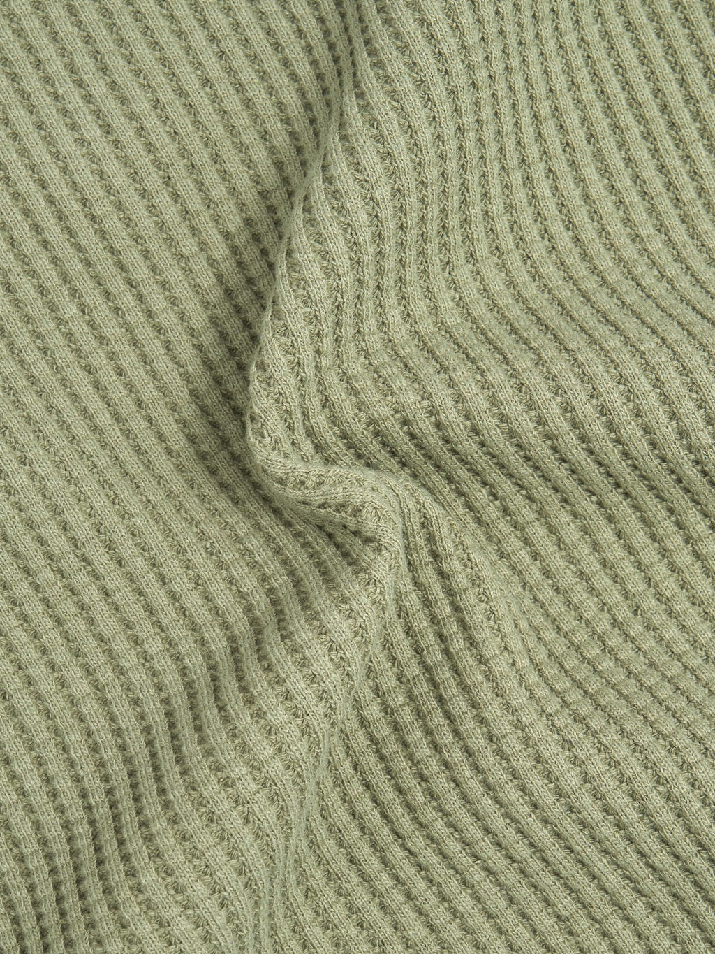 jackman waffle midneck sweater olive texture