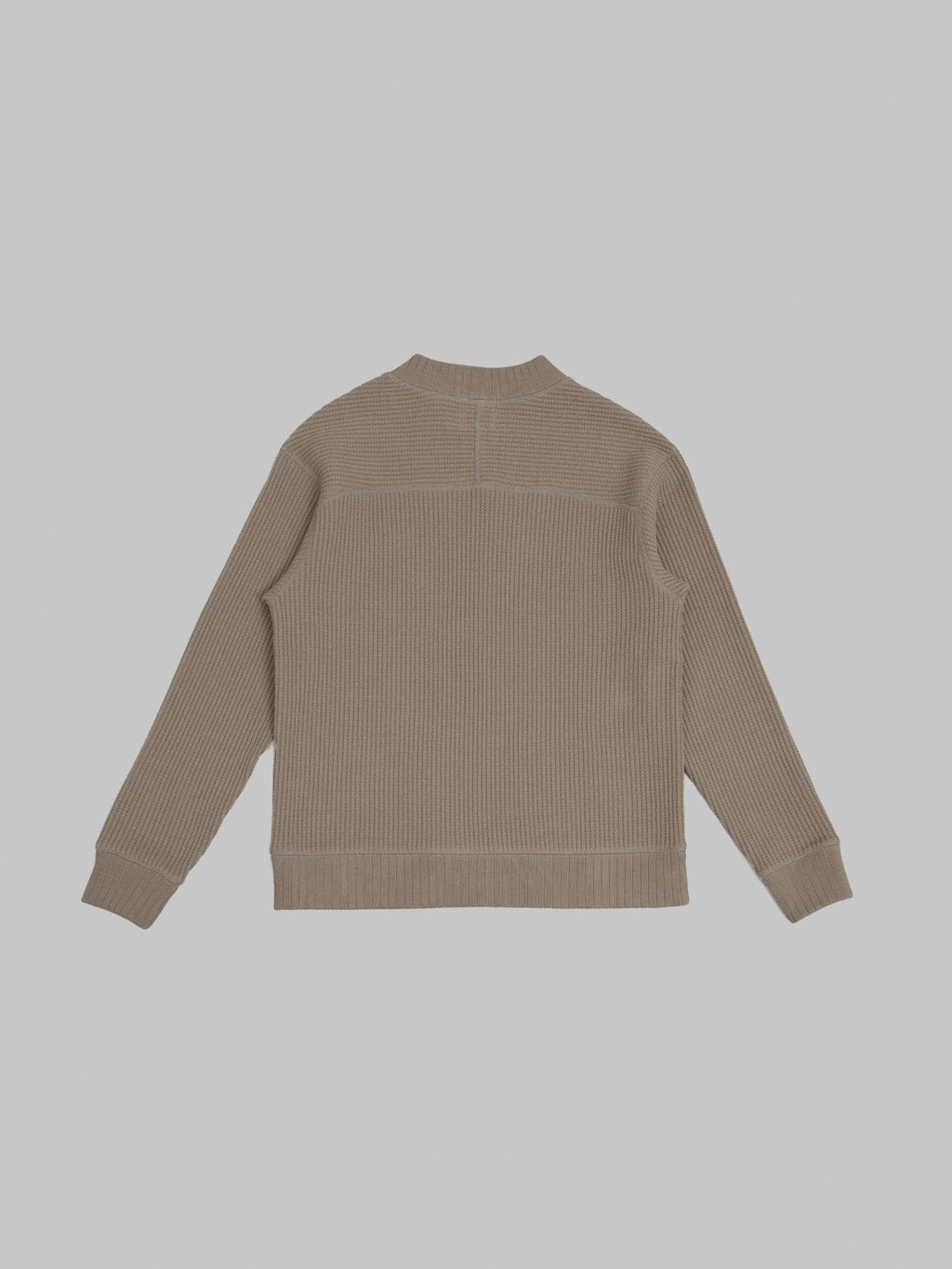 Jackman Waffle Midneck Sweater Sepia