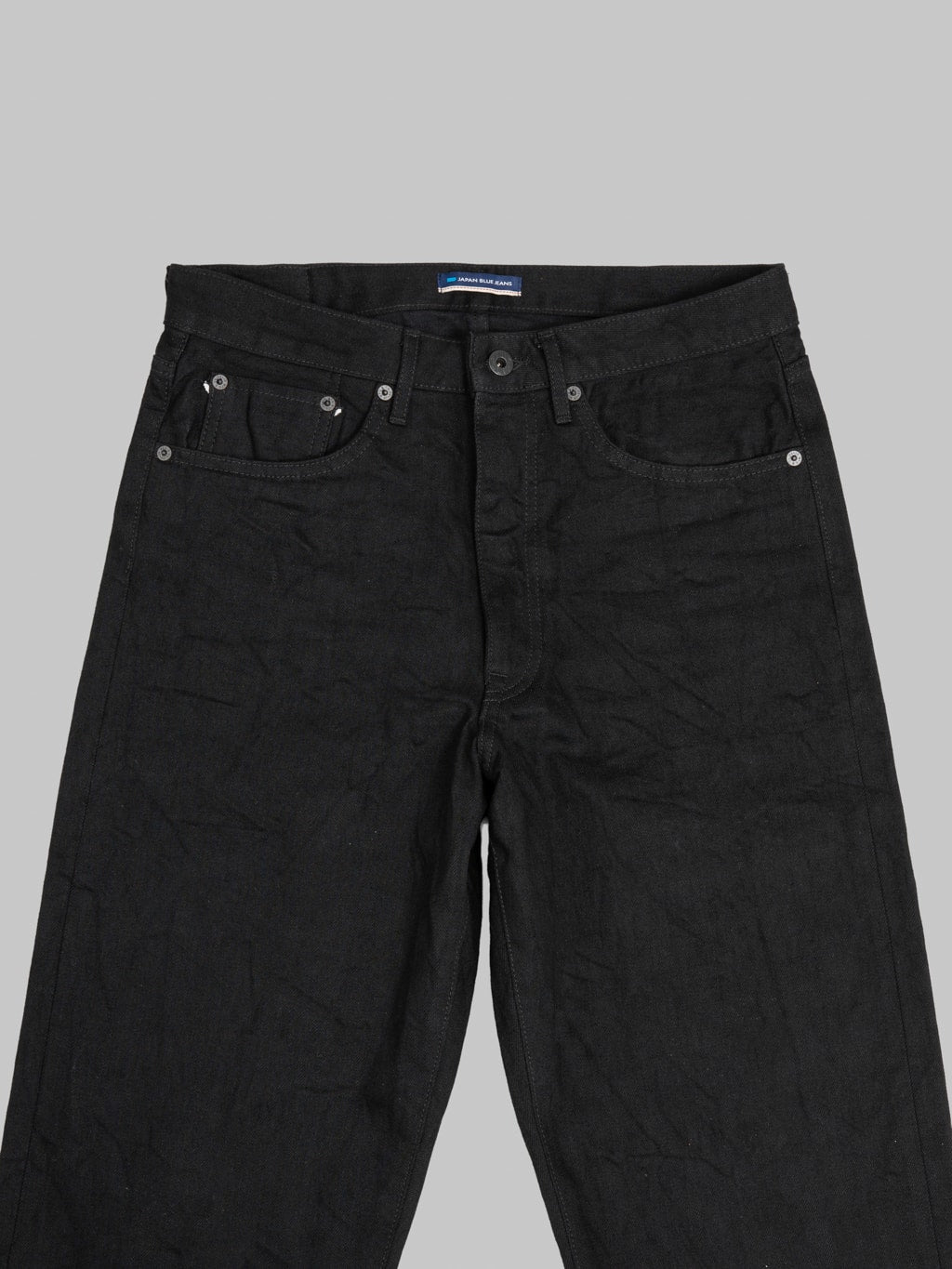 Japan Blue J514 14oz US Cotton Circle Loose Straight Black Jeans